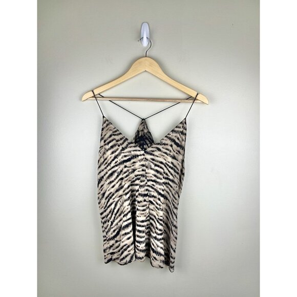 Reformation Tops - Reformation Silk Cami Women’s Sz Sm‎ Sleeveless Animal Print V-neck Flowy